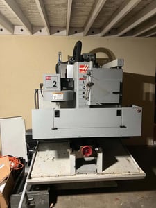 Haas #TM-2, CNC Vertical Machining Center, 57.7" x 10.5" table, 40" X, 16" Y, 16" Z, 7.5 HP, 6000 RPM, CAT