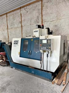 Hardinge #VMC-1000II, 3-Axis CNC Vertical Machining Center, 44" x 20" table, 40" X, 20" Y, 20" Z, 15 HP, 8000