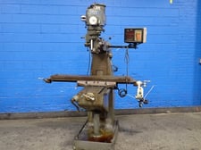 Sharp #Sharp-HMV, Vertical Mill, 9" x 49" table, Anilam Miniwizard digital read out, 3 Hp, 1985