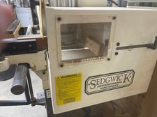Sedgwick #TE, Single-End Tenoner, 3-head, 7.87" max. tenon length, 5.12"-11.81" timber capacity, (2) 3 HP