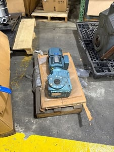 1.5 HP 1740 RPM Sew-Eurodrive #KA67-DRE90M4BE2HRTH, gear motor, 17.4:1, 230/460 Volts