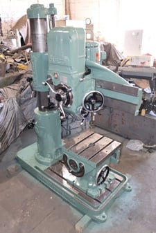 3' -9" Carlton #0A, Radial Arm Drill, 12 speed, 3 HP