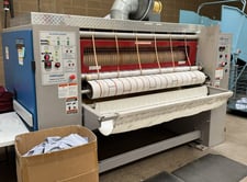 Chicago #Presstige, Small piece ironer, NG, w/ accumulator, 32" roll, 62" width, 2016