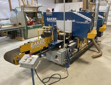 Baker #CX, 2-head 12" Horizontal Resaw, 30 HP, 120 FOM, 2018