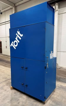 3000 cfm Donaldson Torit #VS-3000, 354 sq.ft., 7.5 HP, cartridge type, 10" inlet, dust drawer, leveling pads