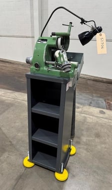 Deckel #SO, single lip cutter grinder, 5/8" cap., 4" wheel, 3/4 HP, 4500 RPM