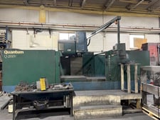 Kasuga Quantum #Q-2000V, CNC vertical machining center, 64 automatic tool changer, 82" X, 42" Y, 32" Z, 6000