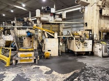 15000 lb. Dallas #DPR-15000x30/DRF-630, Space Saver coil feed line, 30" W .188" stock, 72" OD, 20"-24" ID