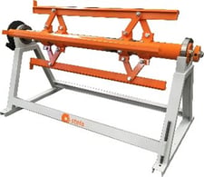 13,200 lb. Stefa #DC6, Manual Decoiler, 59.06" max. coil width, 24.41" inner diameter, mandrel expansion