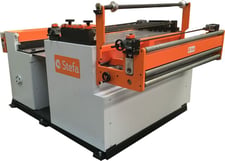 61" x 0.06" Stefa #LCS1.5, Cut-to-Length & Slitting Line, 9 straightener rolls, 3.11" roll diameter, (3) 7.2"