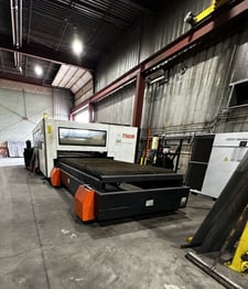 Mazak #Optiplex-3015, CNC Laser Cutter, 4000 watt, 5' x 10' sheets, 122" X, 62" Y, 4" Z, 2013