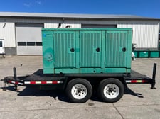125 KW Cummins/Onan #DGDK-5706138, Diesel Generator Set, 120/240 Volts, 188 HP @ 1800 RPM Cummins trailer
