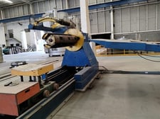 72" x 0.075" Herr Voss, Multiblanking Line, 20 ton, L to R, 16"-20" coil inner diameter, mandrel uncoiler
