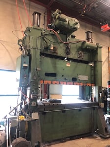 250 Ton, Heim #S-250-48x102, Straight Side Press, 48" x 102" bed