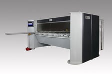 Hochstrate, Hydraulic Plate Shear, continuosly adjustable cutting length, up to 180° cutting angle