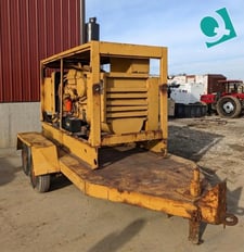 155 KW Caterpillar, Diesel Towable Genset, #3306 engine, 4716 hours, 1985