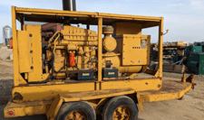 155 KW Caterpillar, Diesel Towable Genset, #3306 engine, 4716 hours, 1985