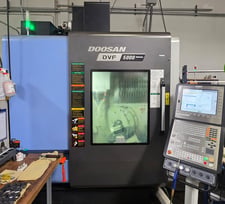 Daewoo Doosan #DVF-5000, 5-Axis vertical machining center, 25" X, 18" Y, 16" Z, 18000 RPM, 30 HP, 20" rotary