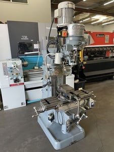 Bridgeport #J-Head, Vertical Mill, 9" x 32" table, 2,720 RPM, 2 HP, digital read out