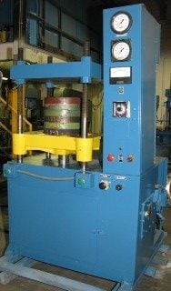 60 Ton, Wabash, up acting press, 20.25" x18" bed, 9" -21" daylight, 7" stroke, 4-Post