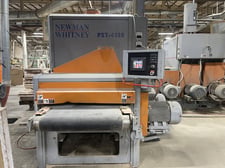 38" Newman #PST-4338, Planer Sander, 11" diameter drums, 2009