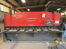 1/2" x 13' Amada #ESH40-13, Hydraulic Shear, 50 SPM, 40" Back Gauge, 3988 psi, 2002