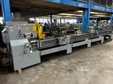 26" x 240" LeBlond #Regal, engine lathe, 18" swing over cross slide, 4-jaw 21" chuck, 2 steady rests, 15 HP