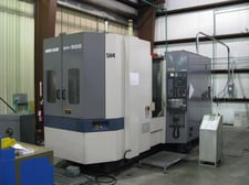 Mori Seiki #SH-500, 4-Axis Horizontal Machining Center, 19.7" x 19.7" pallets, 20 HP, 12,000 RPM, 60