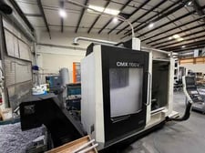 DMG Mori Seiki #CMX1100V, 4-Axis Vertical Machining Center, 55" x 22" table, 43.3" X, 22" Y, 20.1" Z, 21 HP