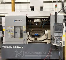 Okuma #MU-500VA-L, CNC vertical machining center, 32 automatic tool changer, 49.2" X, 25.9" Y, 21.2" Z, 8000