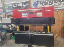 80 Ton, Darley #EHP-80-25/20, hydraulic CNC press brake, 8' overall, 81" between housing, 8.8" stroke, 10"