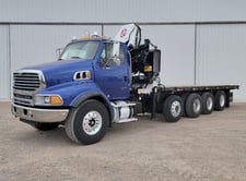 15 Ton, Sterling #LT9500, boom truck, 15 ton, 60' lift, Autogru PM 32026LC crane, Mercedes Benz MBE4000