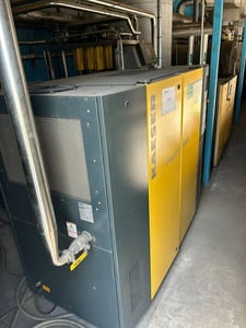 174 cfm, 125 psi, Kaeser #SFC-30S, Rotary Screw Air Compressor, 40 HP, 3000 RPM, 230 psi refrigeration dryer