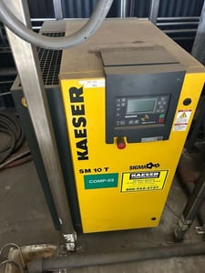46 acfm, 125 psi, Kaeser #ABT-15, Rotary Screw Air Compressor, 10 HP, R-513A refrigerant, 2023
