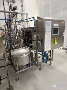 Qualtech, Pasteurization System, Stainless Steel, Alfa-Laval 2-section plate heat exchanger, Fristam positive