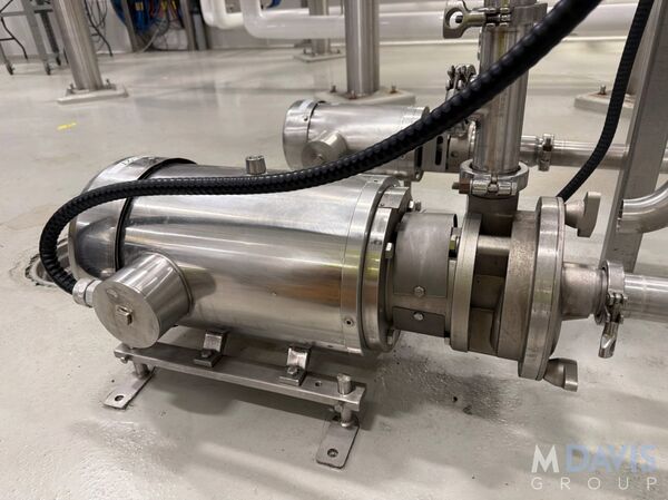 Ampco #SP215-210TC, Stainless Steel Centrifugal Pump, 7.5 HP, 3480 RPM, 575 Volt