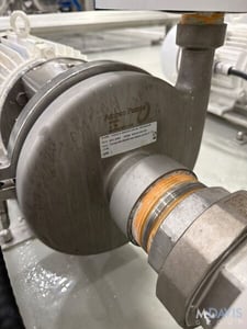 Ampco #IC+318-210TC, Stainless Steel Centrifugal Pump, 3" suction x 2" discharge, 15 HP, 3510 RPM, 575 Volt