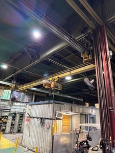 4 Ton, Cleveland, Tramrail Overhead Bridge Crane