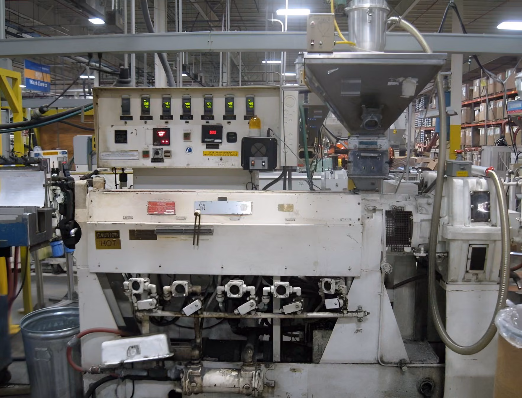 2.5" Davis Standard #250SII, single screw extruder