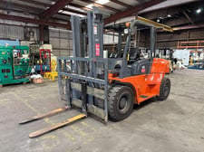 15,000 lb. TCM #FD-60, Forklift, 118.8" lift height, 109 HP, 273 hours, 2018