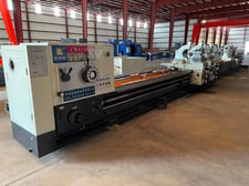 40.9" x 433" Dezhou Precision #CW61100D, Dual-Carriage Hevy Duty Engine Lathe, 25.5" swing over carriage, 39"