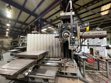 Kuraki #KBT1003W, Horizontal Boring Mill, 41" x 47" rotary table, 63" X, 50" Y, 63" Z, 4" spindle, 27"