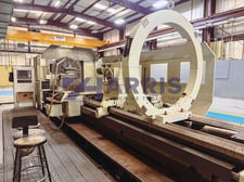 American #75x240, 2-Axis CNC Lathe, 75" swing, 240" between centers, tailstock