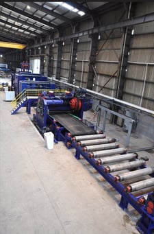 98" x 1" SKET UBR, Cut to Length Line, 80,000 Lb, 20" ID, 80" outside dimension, LR, refurbished 2022