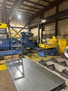 60" x .075" Red Bud #RM30-72-50, Cut To Length Line, 50,000 Lb, 175 FPM, 1999