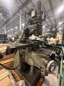 Sharp #TMV-DVS, vertical knee mill, 10" x54" table, 18.5" ram, 3 HP, 4500 RPM, Accurite digital read out, 2006