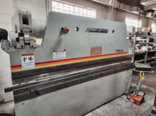 100 Ton, Accurpress #710010, Hydraulic Press Brake, 10' overall, 100" between housing, 8" stroke, 6" open