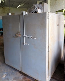 48" x 48" x 48" Steelman #444EPCHT, Batch Oven, 650°, Electric, cart & tracks