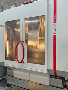 Hermle #C40U-dynamic, vertical machining center, 33.5" X, 27.6" Y, 19.7" Z, 28000 RPM, 1160 psi thru spindle