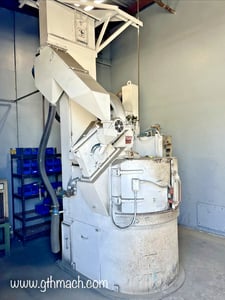 Guyson #GWB-401T, Automated Table Wheel Blast System, 40" diameter, 2000 lb.